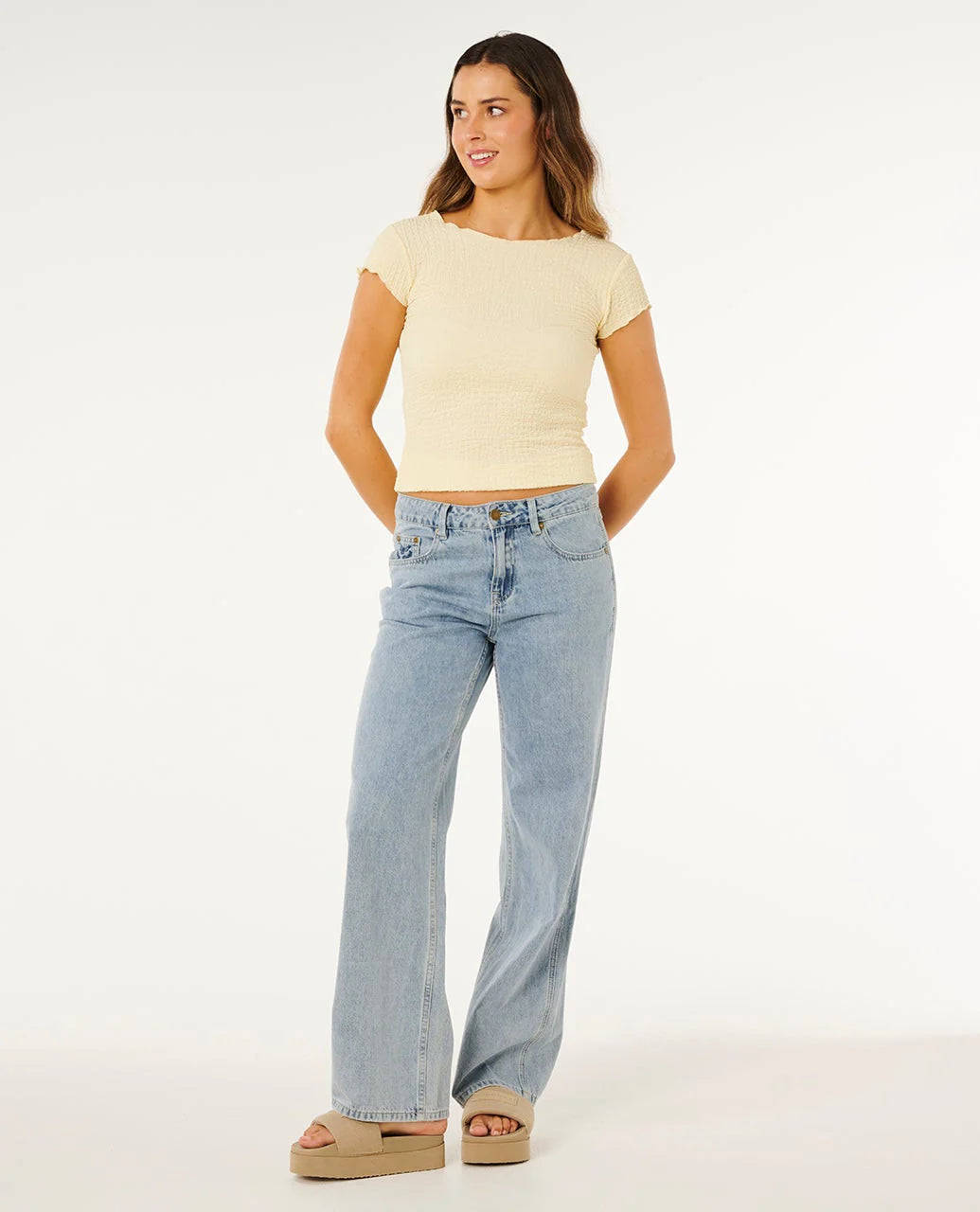 Rip Curl Coastal Top - Pastel Yellow