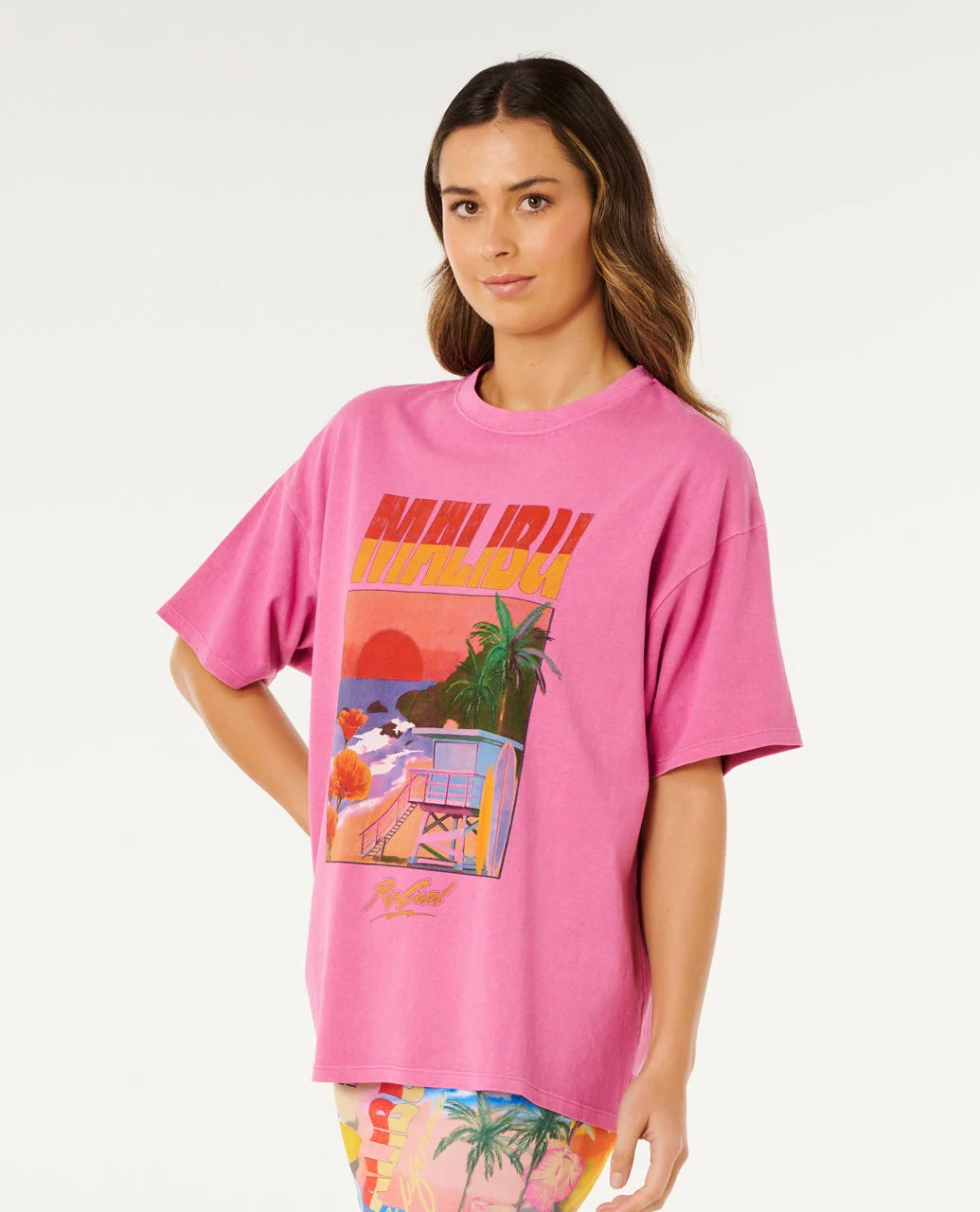 Rip Curl Hayley O Heritage Tee - Pink