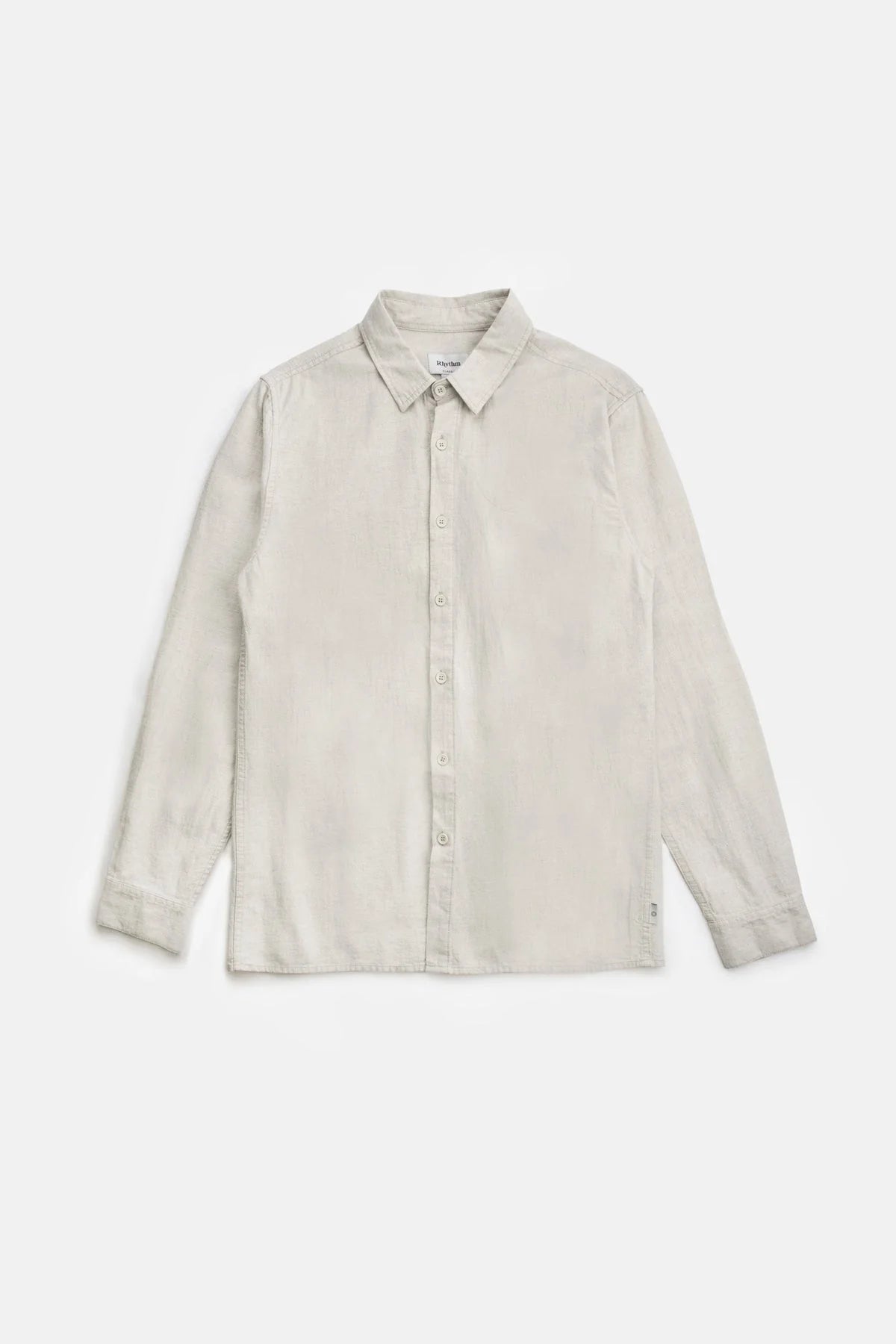 Rhythm Classic Linen LS Shirt - Sand