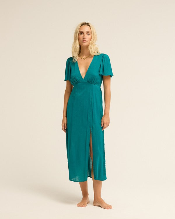 Billabong Jet Set Maxi Dress - Deep Lagoon