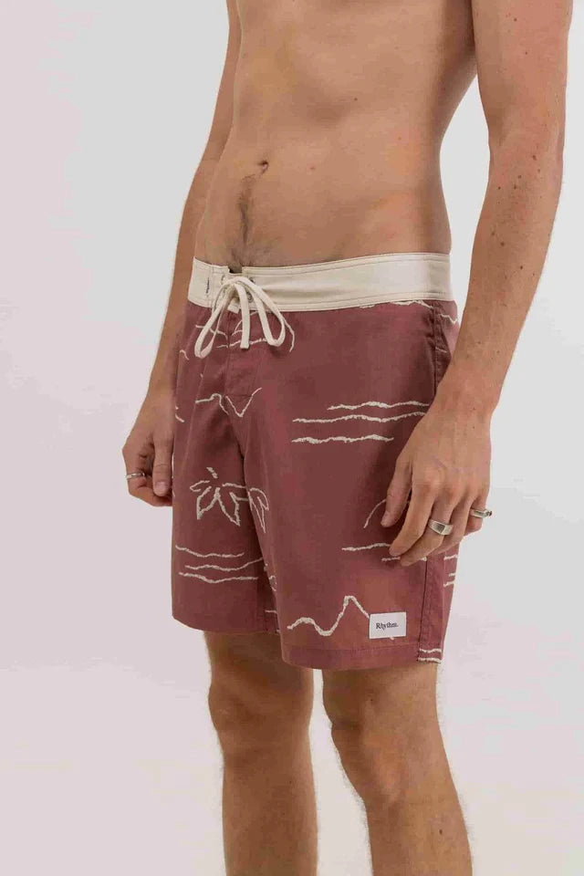 Rhythm Bays Trunk - Mineral Red
