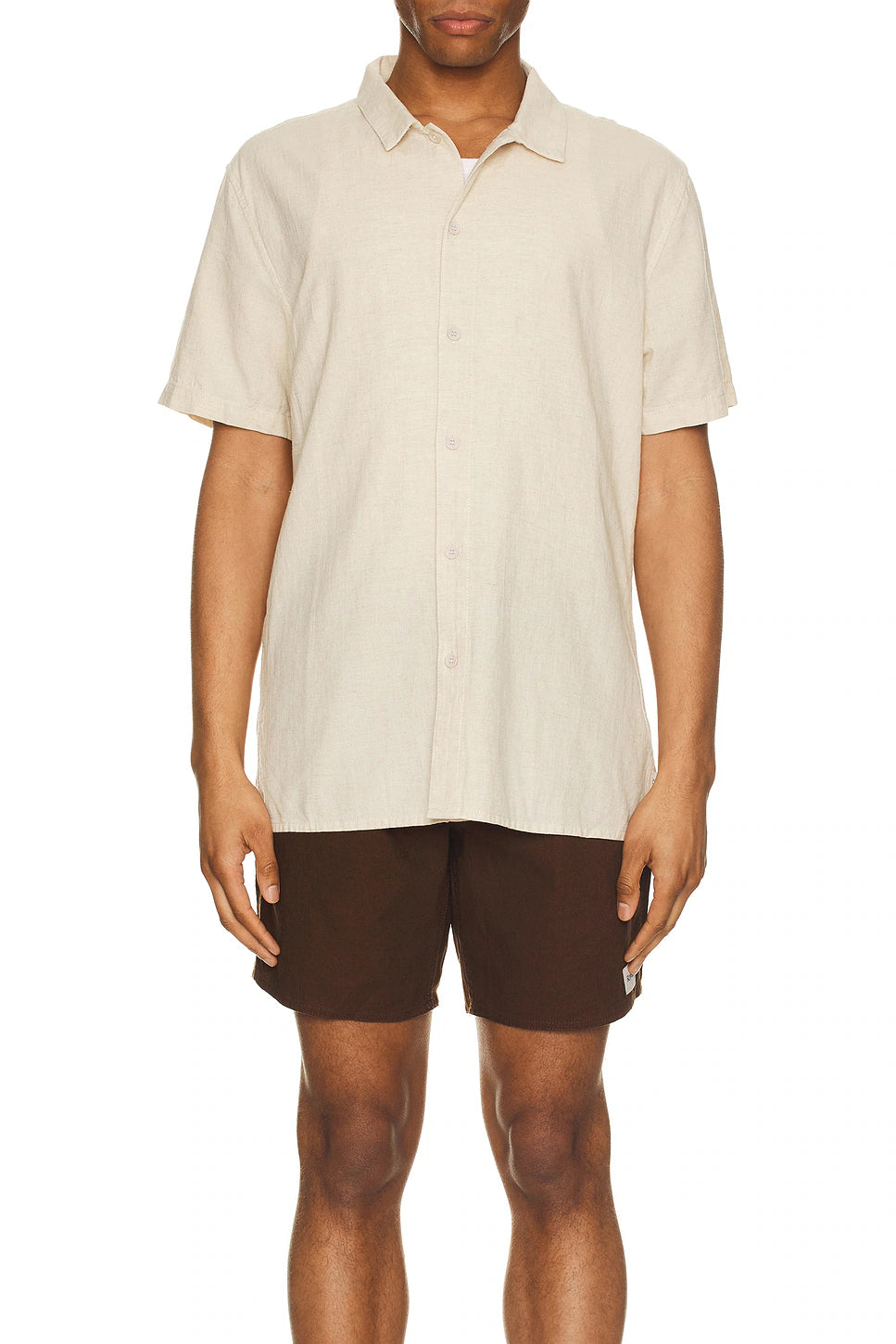 Rhythm Classic Linen Shirt - Sand