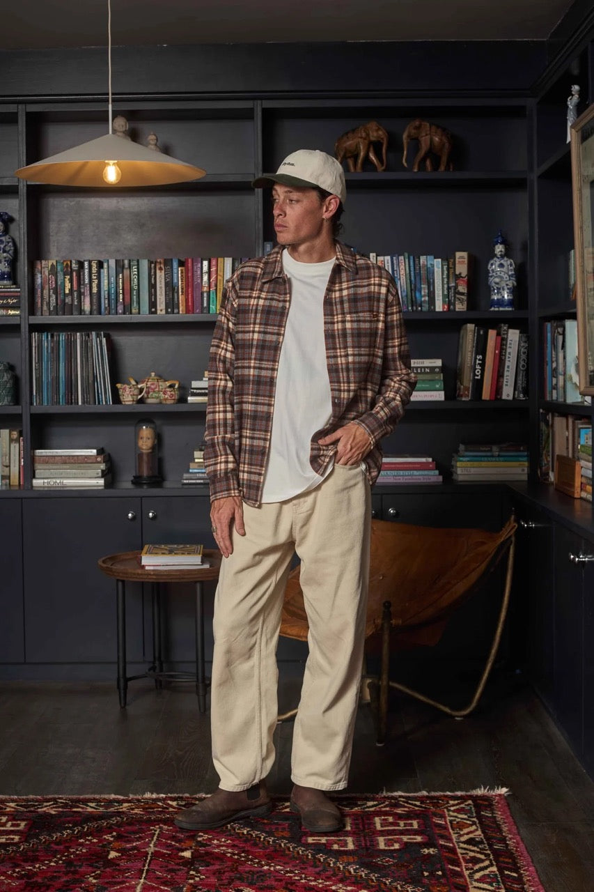 Rhythm Albert Check Shirt - Almond