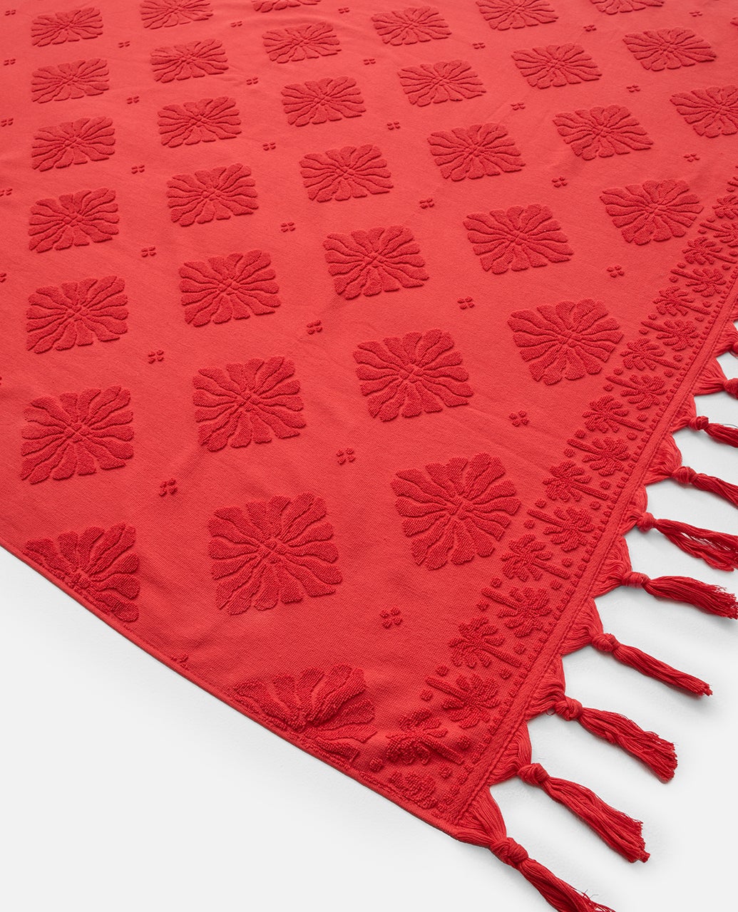 Rip Curl Jacquard Jumbo Towel - Red