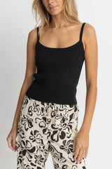 Rhythm Yumi Knit Top - Black