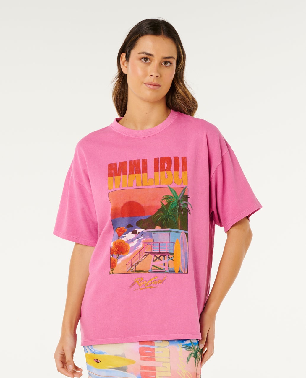 Rip Curl Hayley O Heritage Tee - Pink