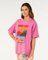 Rip Curl Hayley O Heritage Tee - Pink