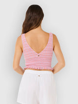 Rip Curl Paradise Check Top - Pink