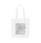 White Printed Bag Front