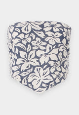 Rip Curl Las Dalias Scarf Bandeau Top - Navy