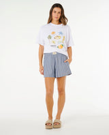 Rip Curl Beach Days Pinstripe Short - Dusty Blue