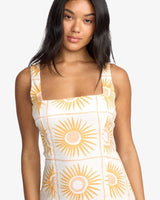 Billabong Sunlit Sky Mini Dress -  Salt Crystal