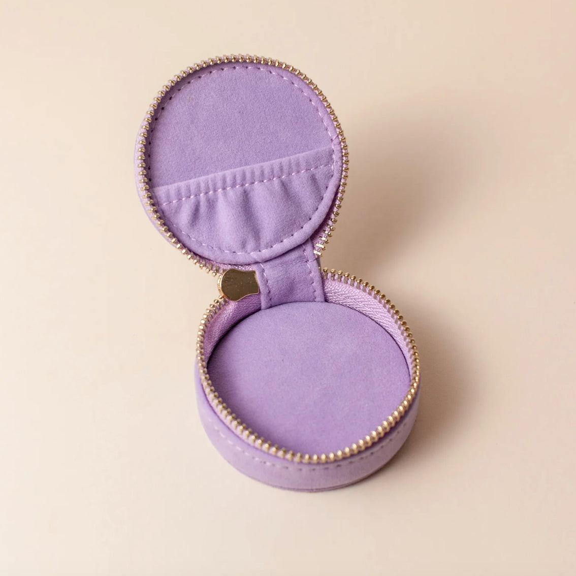 Cai & Jo Mini Travel Jewellery Case - Lavender
