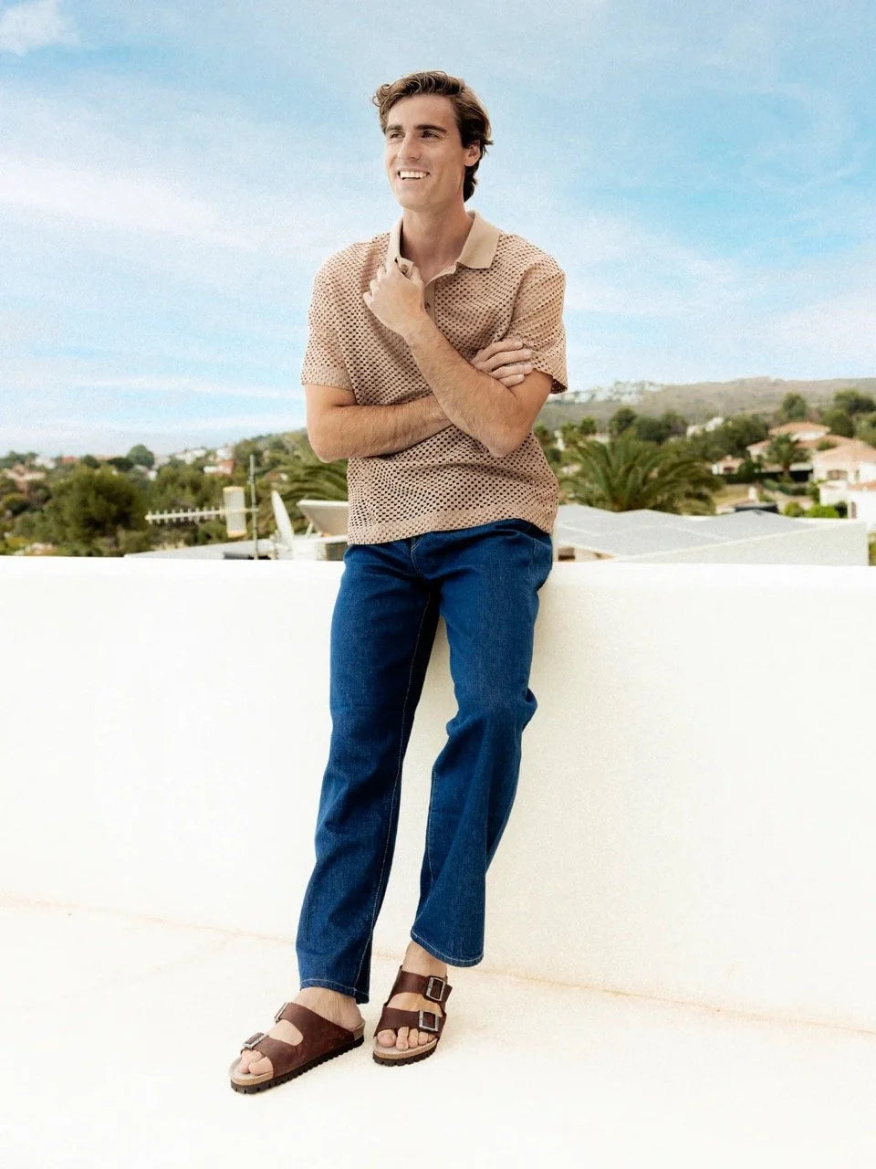 Genuins Hawaii Oiled Leather Sandals - Habana