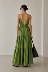 Ocean Maxi Dress - Pistachio