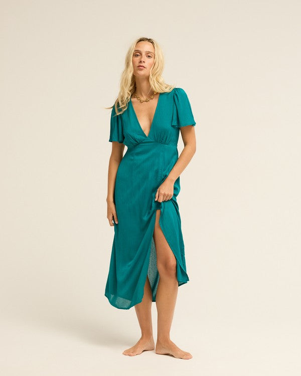 Billabong Jet Set Maxi Dress - Deep Lagoon