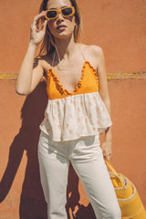 Bauy Pineapple Tri Top - Orange