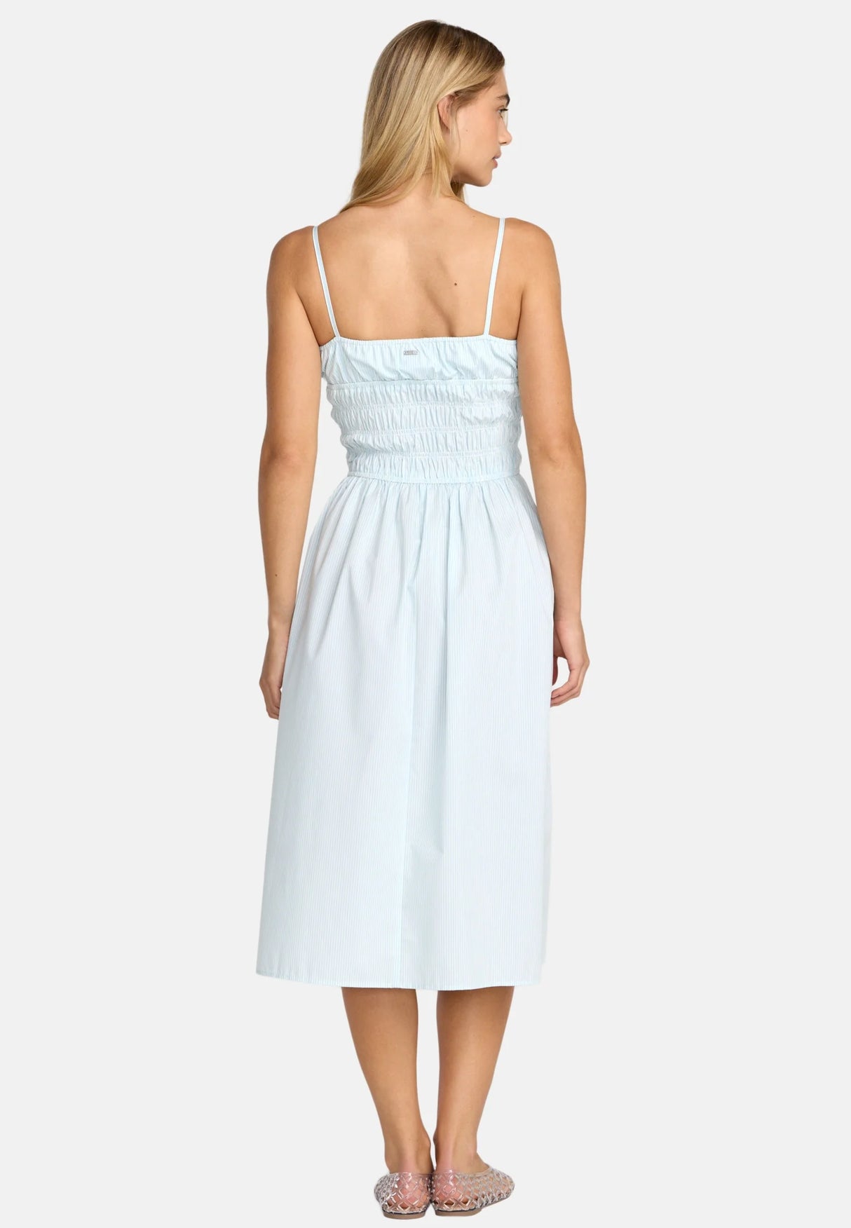 RVCA Raya Midi Dress - Crystal Blue