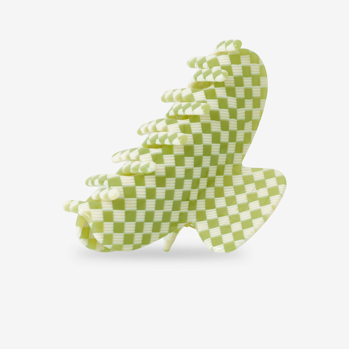 sasstie harmony basil hair clip on a white background