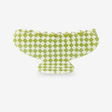 Sasstie harmony basil hair clip upside down on a white background