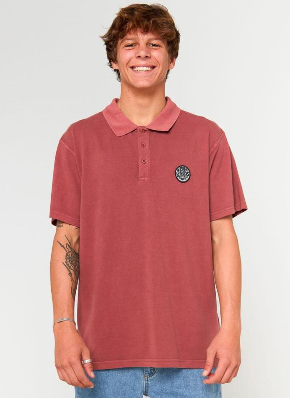 Rip Curl Wettie Polo - Apple Butter