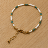 Handmade Ocean Bracelet - White