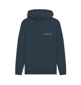 Navy Printed Hoody Front