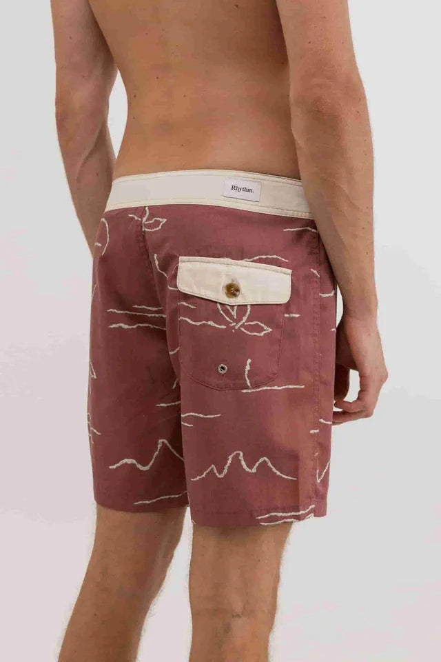 Rhythm Bays Trunk - Mineral Red
