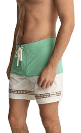 Rhythm Heritage Splice Trim Trunk - Sea Green