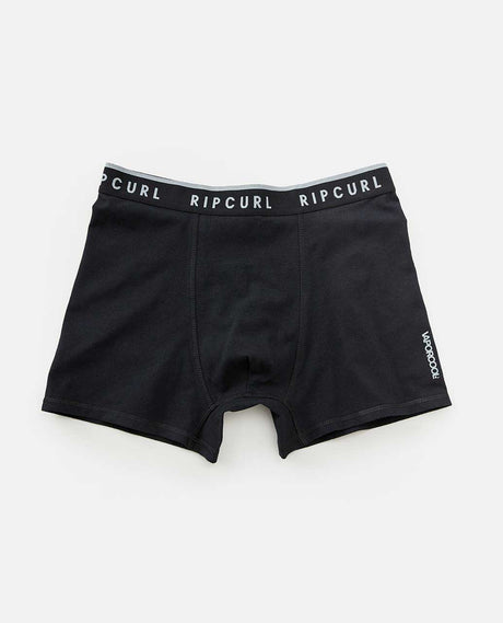 rip curl vaporcool underwear in black on a white background