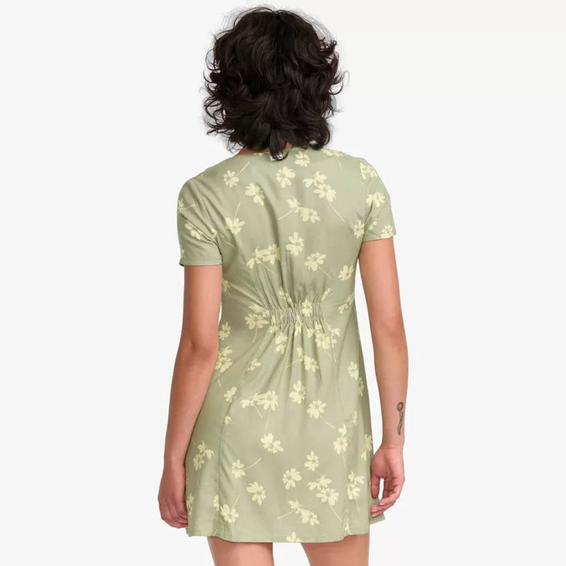 RVCA Understated Dress - Green Tea