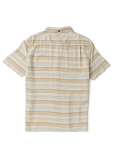 Vissla Grad Stripe Short Sleeve Shirt - Dark Sand