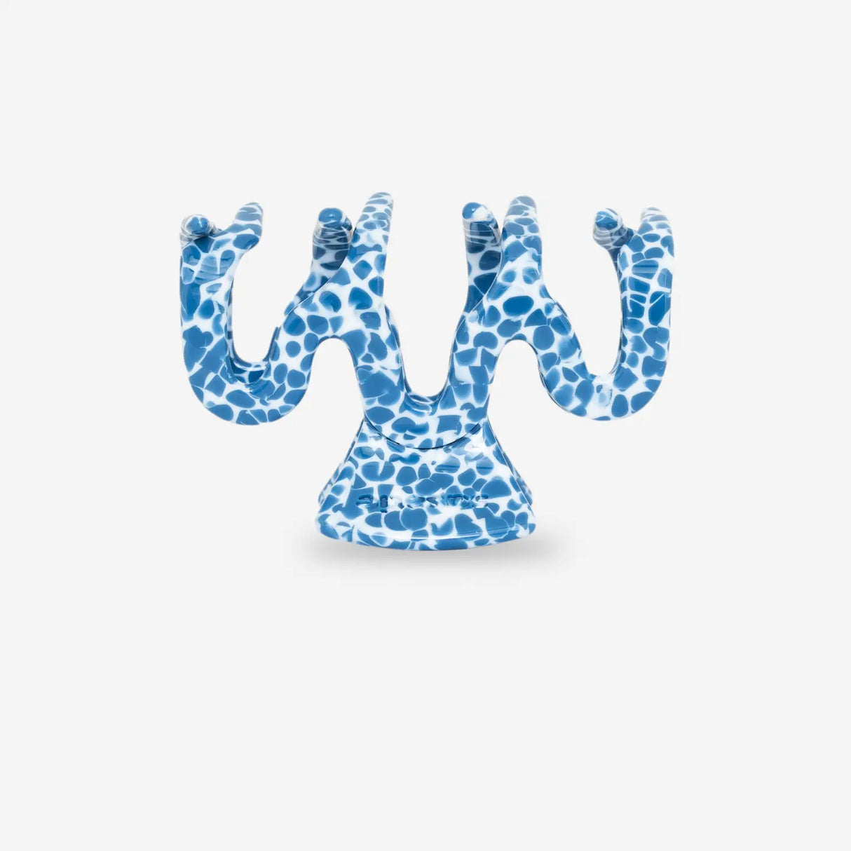 sasstie wave denim hair clip on a white background